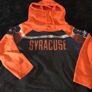 Syracuse Orange NCAA Distressed Logo Women's Pullover Hoodie